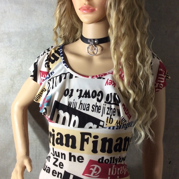 🍒 DRESS MINI RUFFLE CHIC TRENDY SMALL RETRO PETITE LITTLE TEEN RETRO NAME GENZ - Picture 3 of 10